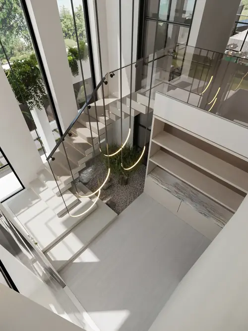 Lindfield — detail of the completed interior